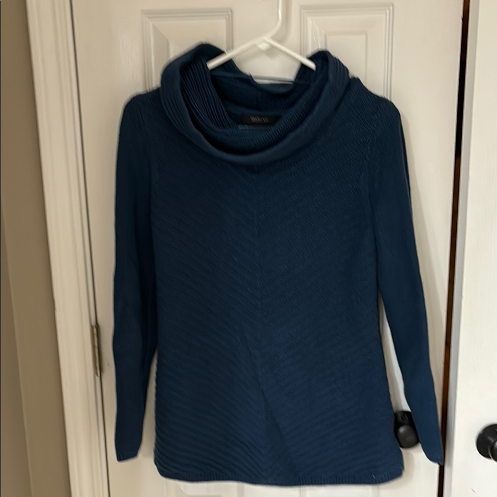 Style & Co Women's Blue Cowl Neck Sweater